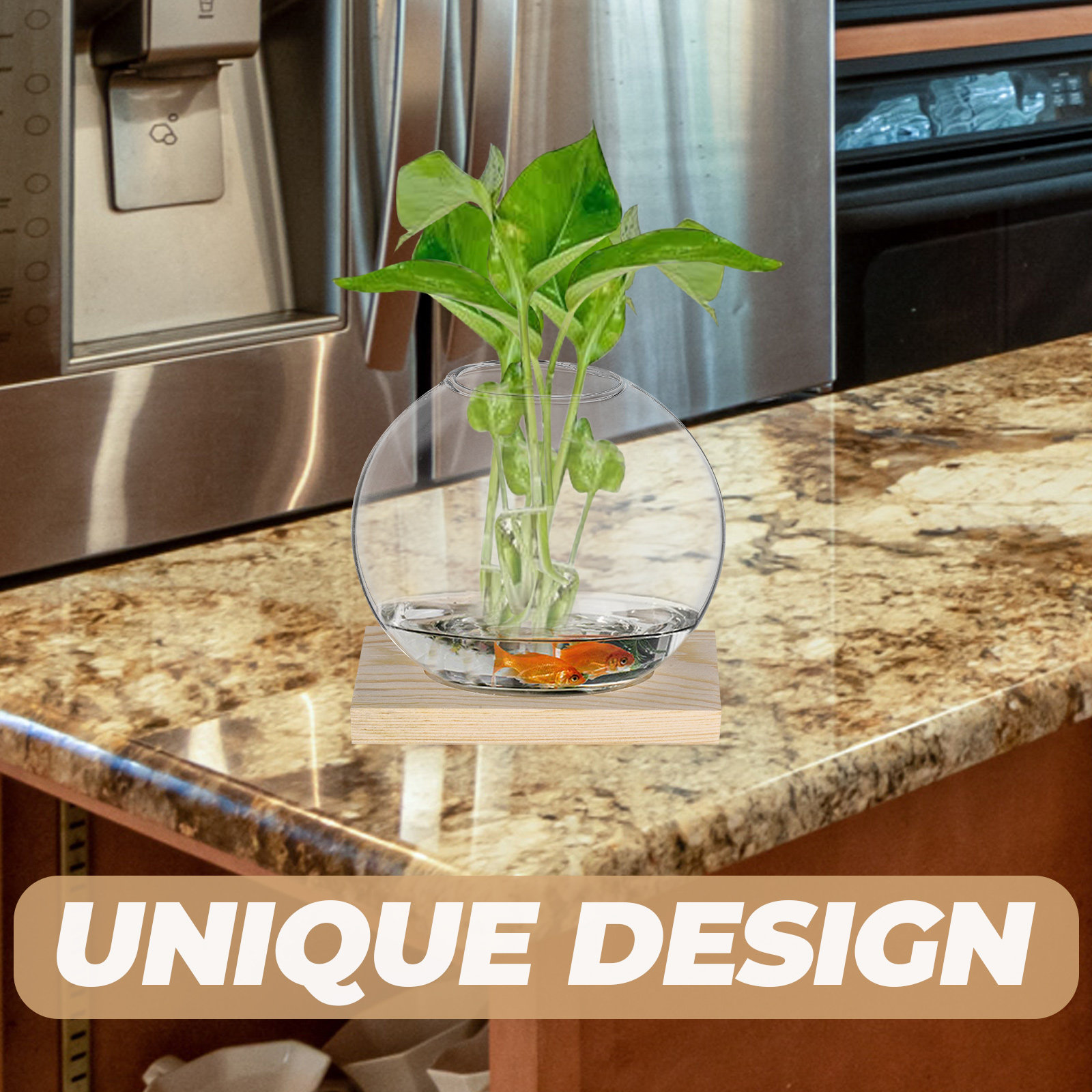 Propagation Station Vase - مجموعة من 2 مزهرية زجاجية صغيرة