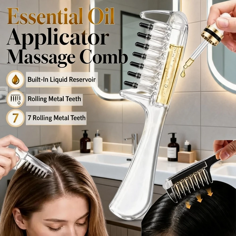 Root Stimulator Liquid - مشط تدليك لفروة الرأس لتطبيق الزيوت